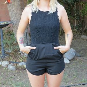 Lace romper